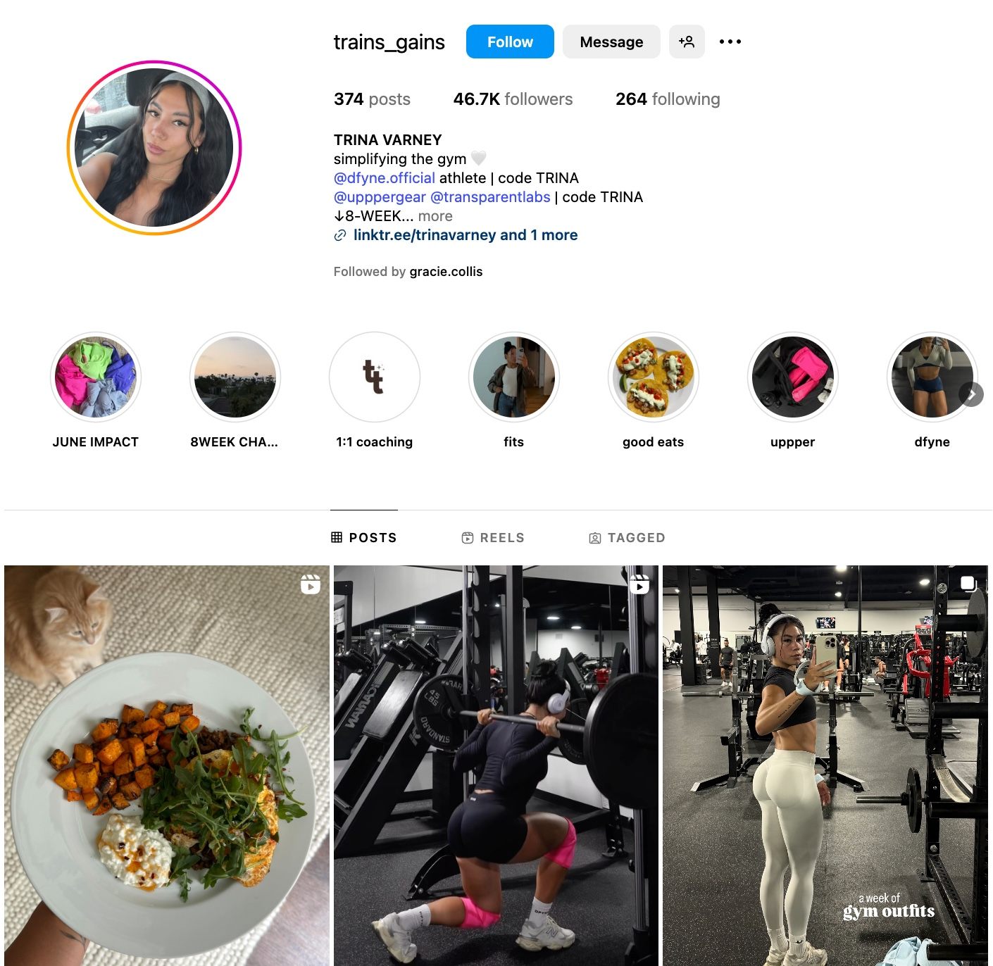 Trina Varney Instagram Profile