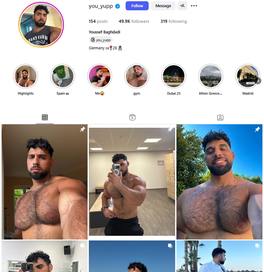 Youssef Baghdadi Instagram Profile